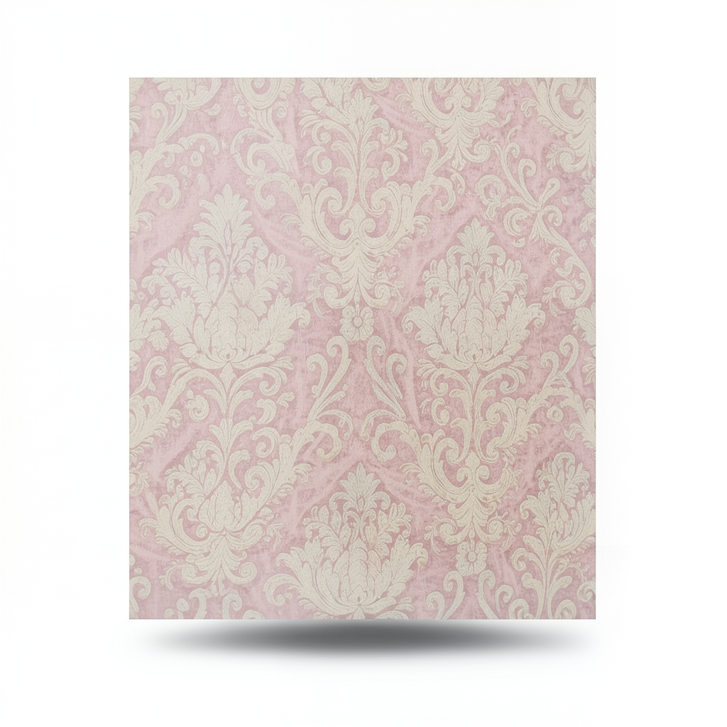 Italian Wall Covering 10m x 0.73m Pink Beige, Model 4247