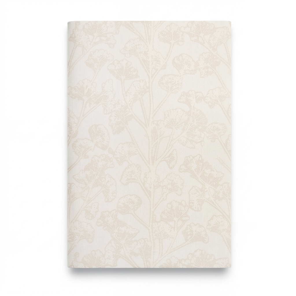 German Floral Wall Covering 10m x 0.53m Light Beige, Model 10029-02
