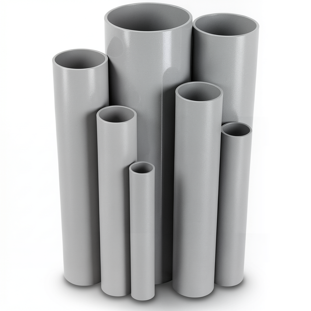 UPVC Pipes Nominal Pressure 6/20 Outside Diameter 315 mm Thickness 9.2 mm Gray