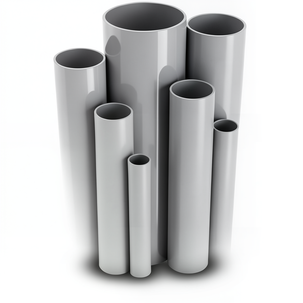 UPVC Pipes Nominal Pressure 6/20 Outside Diameter 400 mm Thickness 11.7 mm Gray