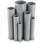 UPVC Pipes Modern Technology Nominal Pressure 16 Bar Outside Diameter 225 mm Thickness 16.7 mm Gray Colour