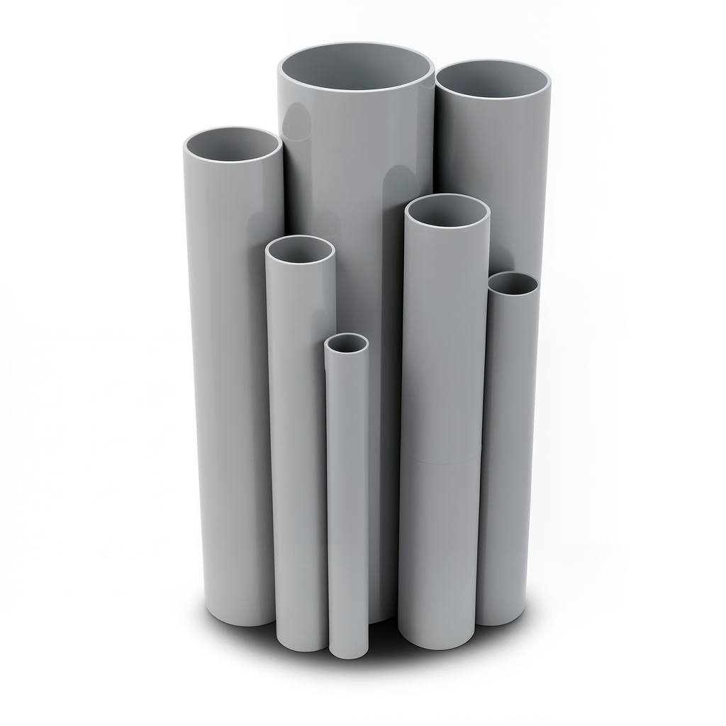 UPVC Pipes Nominal Pressure 10/20 Outside Diameter 75 mm Thickness 3.6 mm Gray