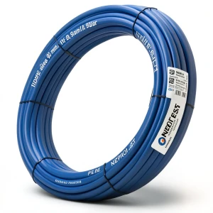 أنابيب HDPE PE 80 ضغط 4 بار قطر خارجي 90 مم سمك 2.8 مم لون أزرق | نيبروبلاست