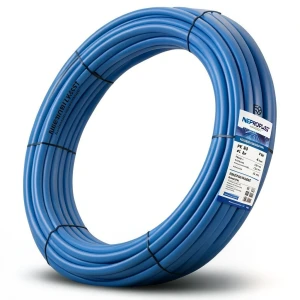 HDPE Pipes PE 80 Pressure 4 Bar Outside Diameter 125 mm Thickness 3.9 mm Blue | NEPROPLAST