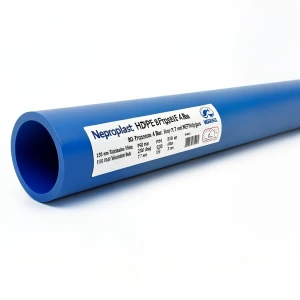 مواسير HDPE نيبروبلاست PE 80 ضغط 4 بار قطر 250 مم سمك 7.7 مم لون أزرق | نيبروبلاست