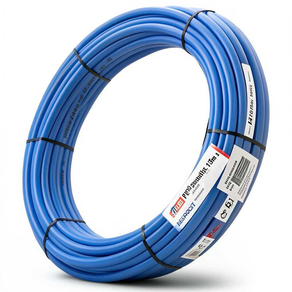 أنابيب HDPE PE 80 ضغط 4 بار قطر خارجي 125 مم سمك 3.9 مم لون أزرق | نيبروبلاست