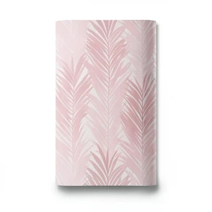 Leaf Patterned Wallpaper 10m x 0.53m Pink, Model 10031-05