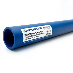 Neproplast HDPE Pipes PE 80 Pressure 4 Bar Outside Diameter 160 mm Thickness 4.9 mm Blue | NEPROPLAST