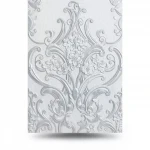 Italian wall covering, size 10m x 1.06m, light grey color, model 83420