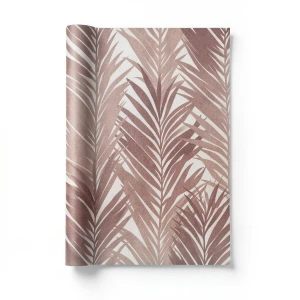 German Leaf Patterned Wallpaper 10m x 0.53m Brown, Model 10031-11