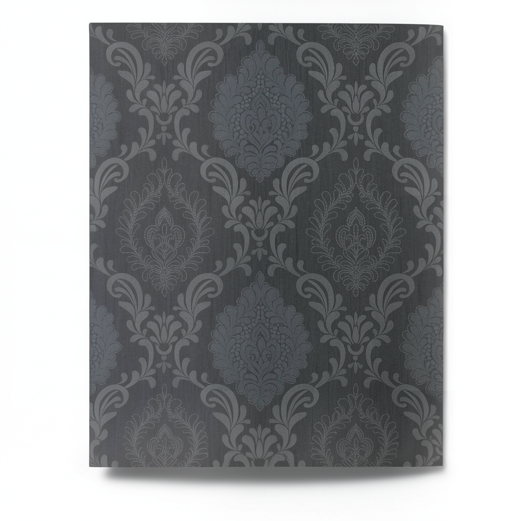 Classic Wallpaper 10m x 0.53m Dark Gray, Model 10030-15