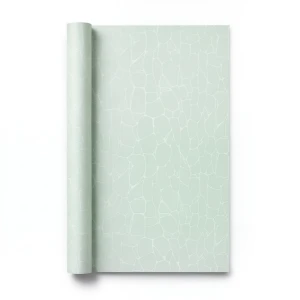 Patterned Wallpaper Pale Green 10m x 0.53m, Model 10032-10