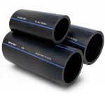 مواسير HDPE السعودي PE 80 ضغط 8 بار قطر خارجي 560 مم سمك 33.2 مم لون اسود