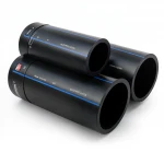 SPS HDPE Pipes  PE 80 Pressure 5 Bar Outside Diameter 400 mm Thickness 15.3 mm Color Black