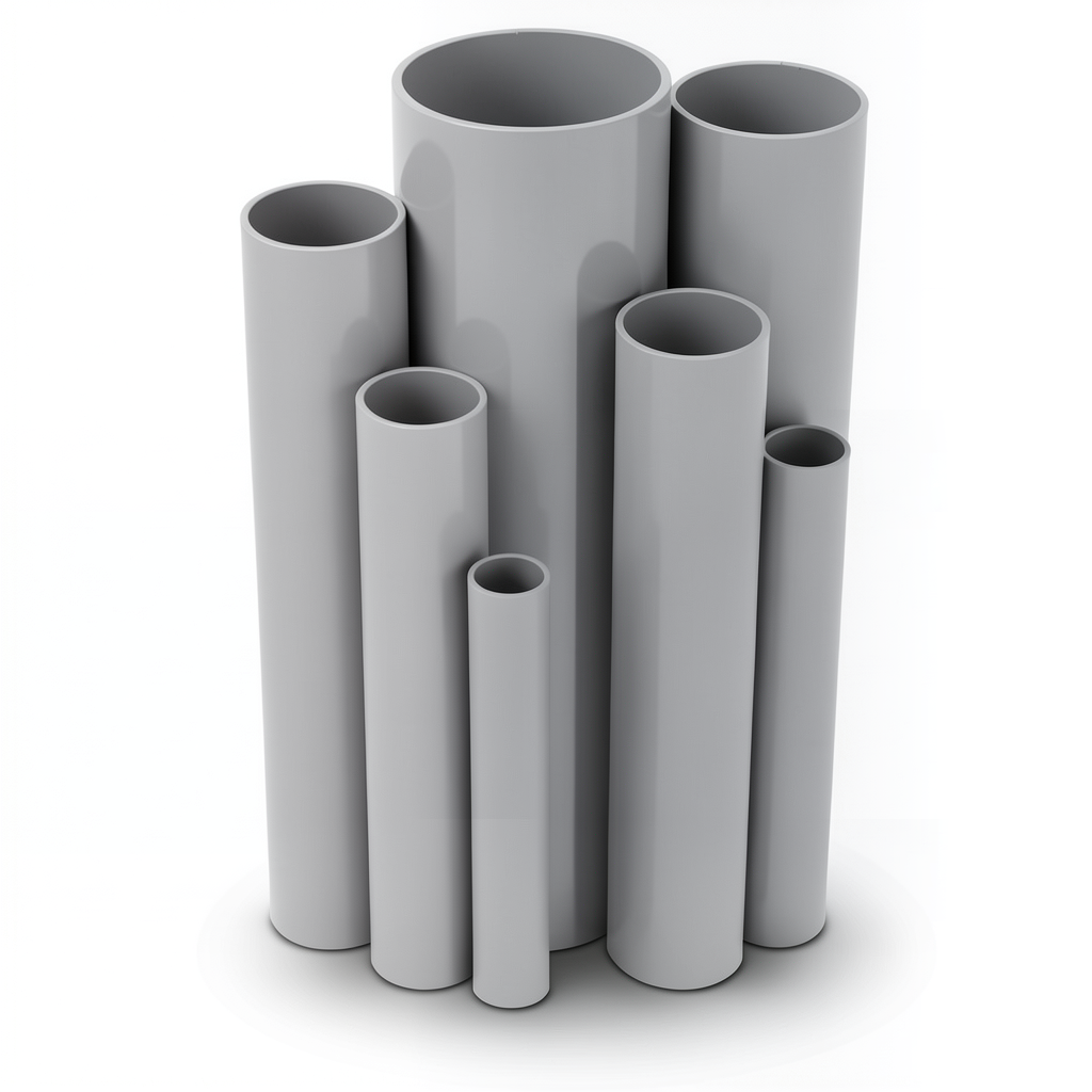 UPVC Pipes Nominal Pressure 16/20 Outside Diameter 63 mm Thickness 4.7 mm Gray
