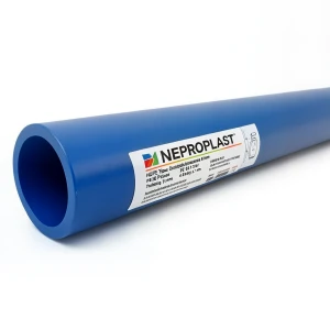 HDPE Pipes PE 80 Pressure 4 Bar Outside Diameter 315 mm Thickness 9.7 mm Blue | NEPROPLAST