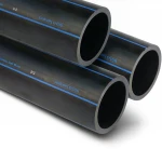 مواسير HDPE السعودي PE 80 ضغط 5 بار قطر خارجي 450 مم سمك 17.2 مم لون اسود