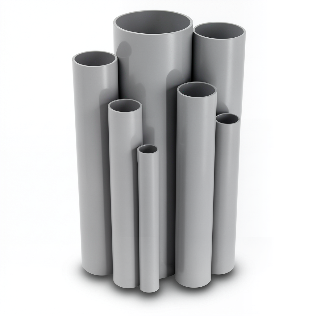 UPVC Pipes Nominal Pressure 16/20 Outside Diameter 280 mm Thickness 20.8 mm Gray