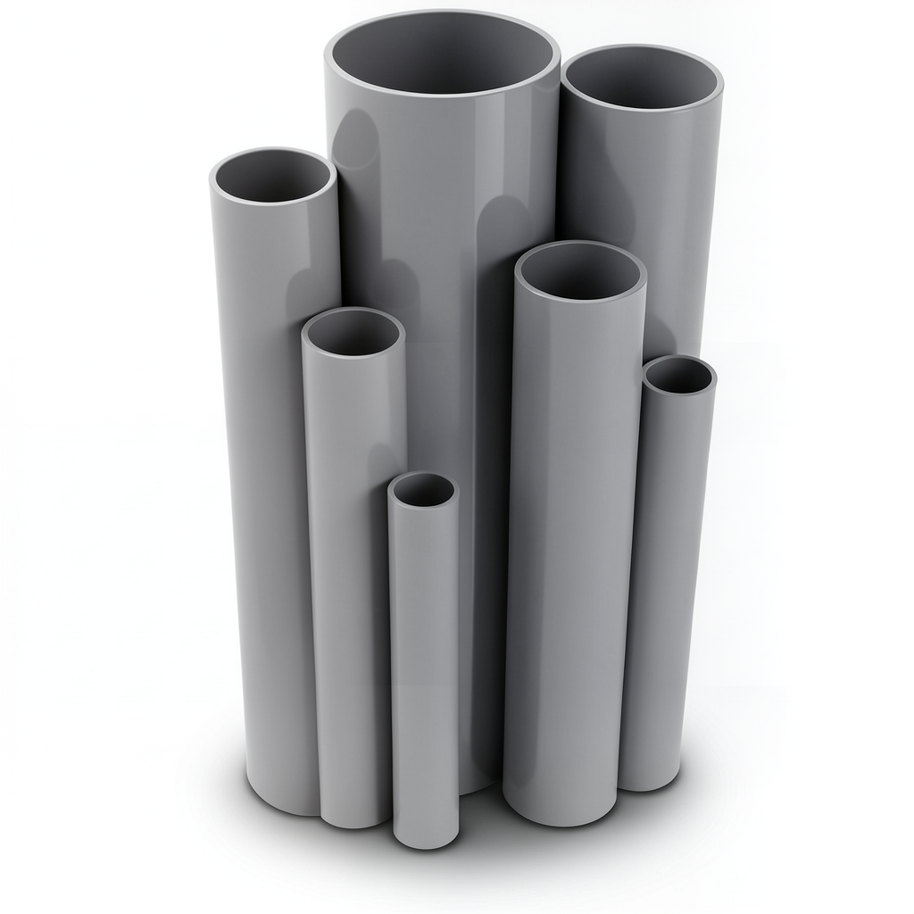 UPVC Pipes Nominal Pressure 16/20 Outside Diameter 315 mm Thickness 23.4 mm Gray