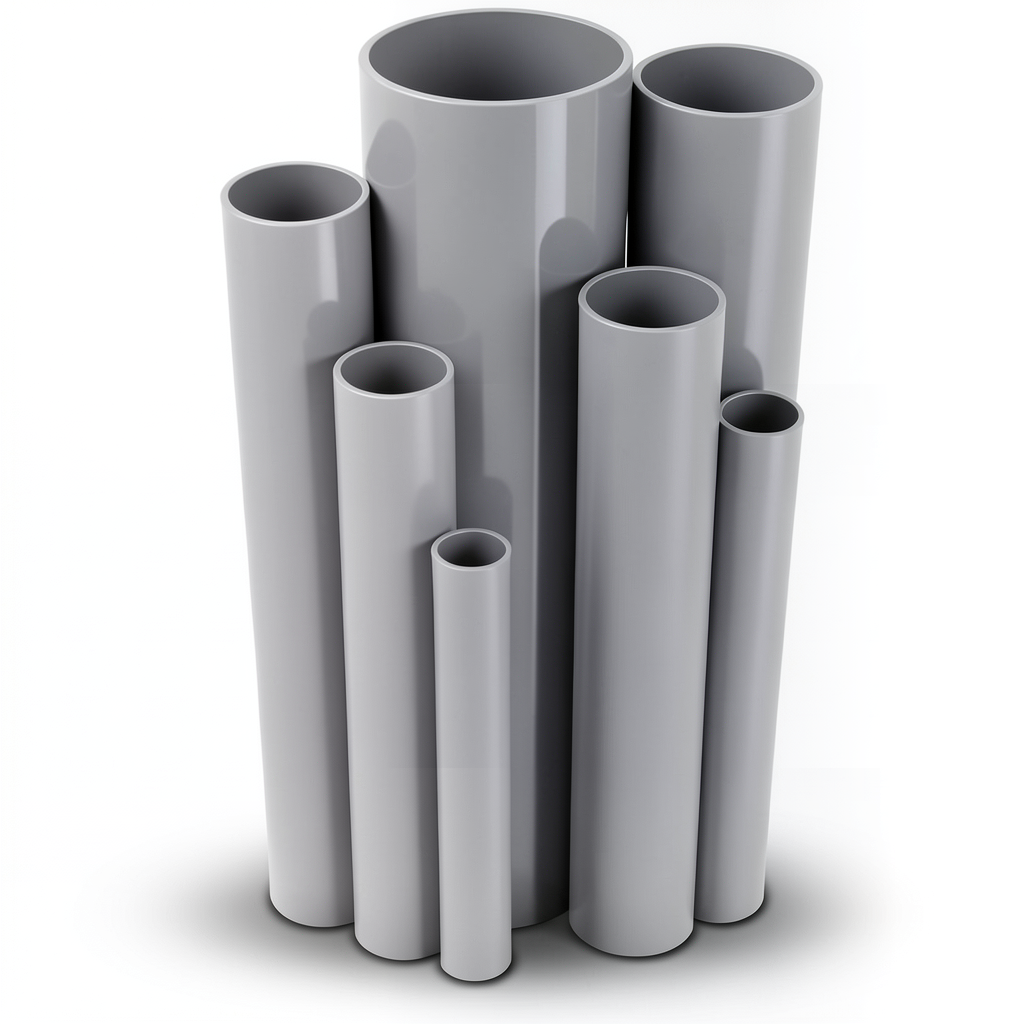 UPVC Pipes 63 mm Diameter 1.9 mm Thickness Gray, Pressure 6/20 Bar