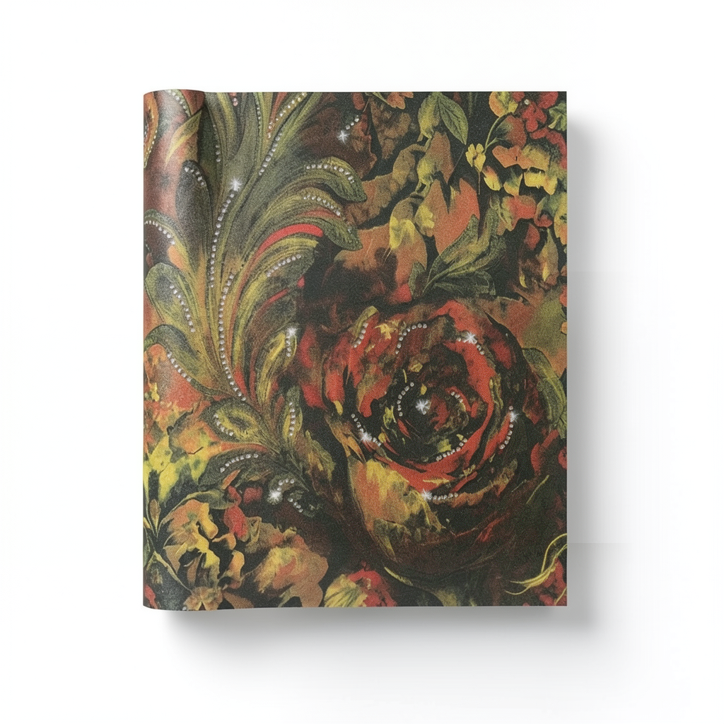 Italian Wallpaper Floral Design Multi Colors, Size 10mx0.70m, Model 14118