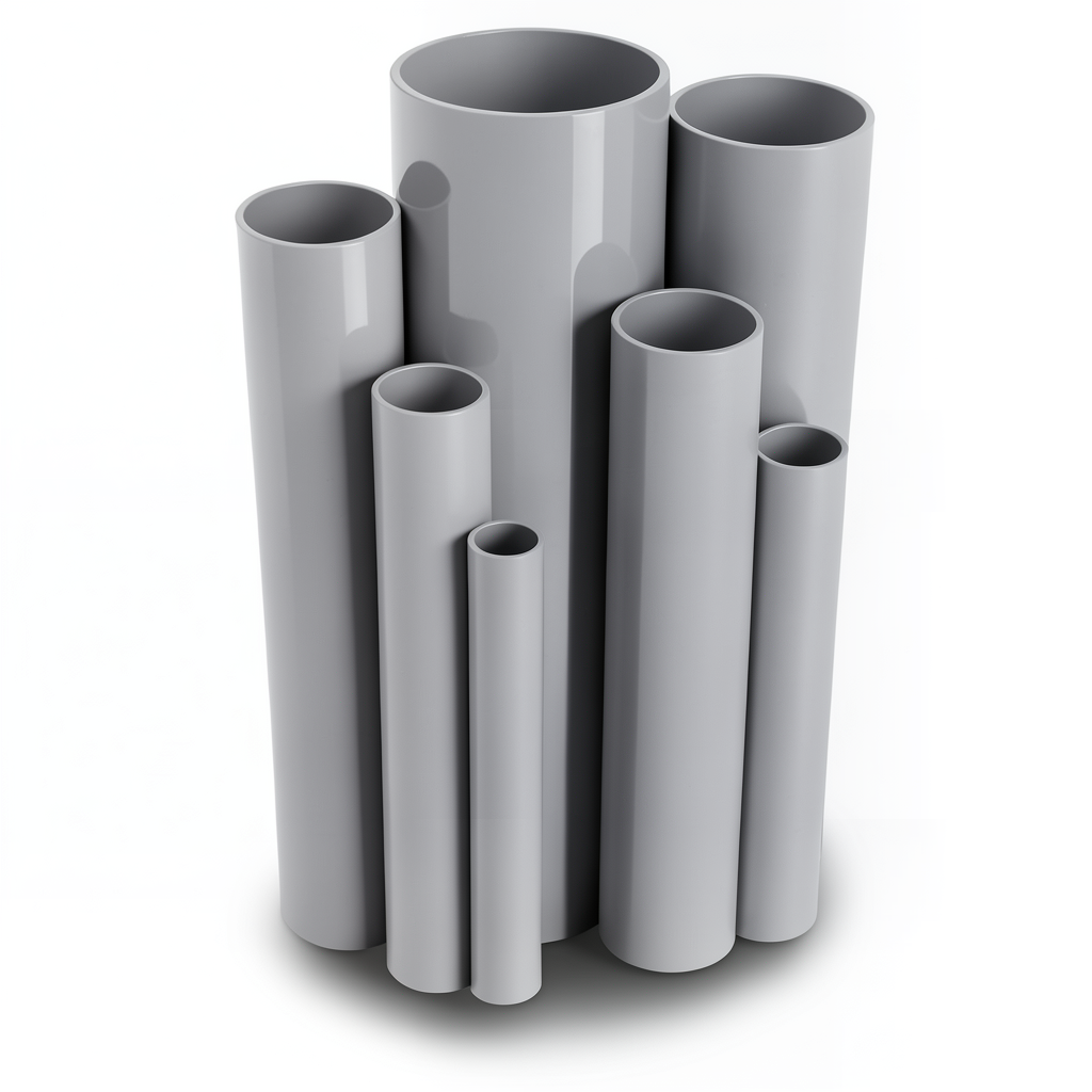 UPVC Pipes Nominal Pressure 16/20 Bar Outside Diameter 63 mm Thickness 4.7 mm Gray