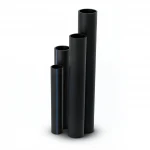 أنابيب HDPE الجودة   SDR 22  قطر خارجي 250 مم سمك 11.4 مم لون اسود