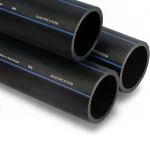 مواسير HDPE السعودي  PE 80 ضغط 8 بار قطر خارجي 500 مم سمك 29.7 مم لون اسود