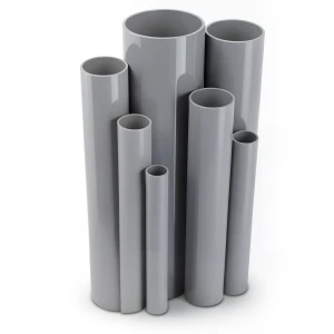 مواسير UPVC ضغط اسمي 16/20 بار قطر خارجي 63 مم سمك 4.7 مم لون رمادي
