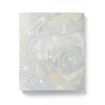 Italian Wallpaper Floral Design 10mx0.70m Pale Gray Color