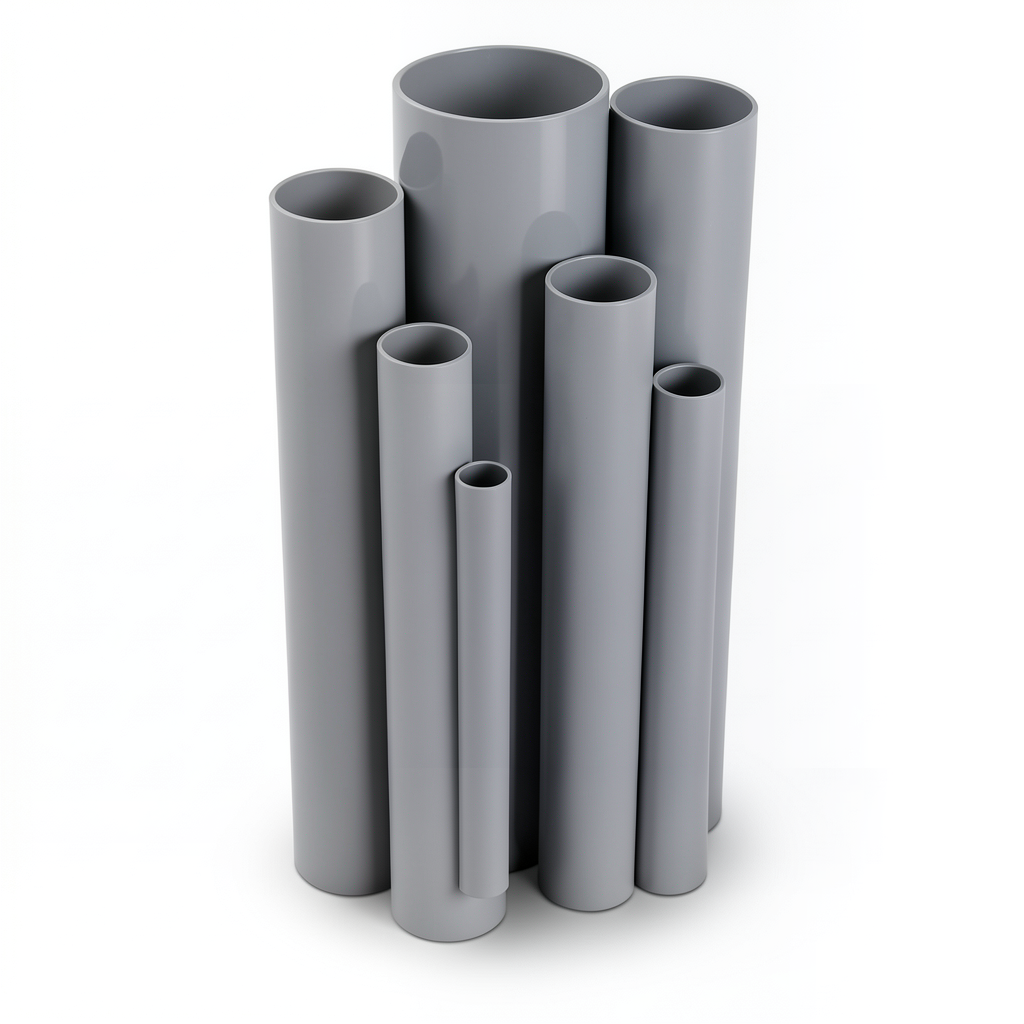 UPVC Pipes Nominal Pressure 16/20 Outside Diameter 32 mm Thickness 2.4 mm Gray