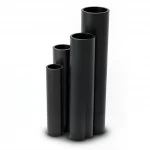 أنابيب HDPE الجودة   SDR 22  قطر خارجي 560 مم سمك 25.5 مم لون اسود