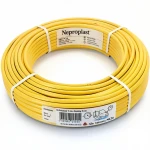 أنابيب HDPE  نيبروبلاست PE 80 ضغط 16 بار قطر خارجي 16 مم سمك 1.8 مم لون أصفر 