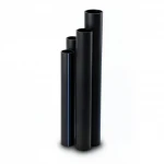 أنابيب HDPE الجودة   SDR 22  قطر خارجي 140 مم سمك 6.4 مم لون اسود