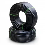أنابيب HDPE نيبروبلاست PE 100 ضغط 20 بار قطر خارجي 125 مم سمك 14 مم لون اسود