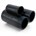 مواسير HDPE السعودي PE 80 ضغط 8 بار قطر خارجي 630 مم سمك 37.4 مم لون اسود