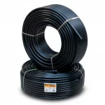 أنابيب HDPE  نيبروبلاست PE 80 ضغط 16 بار قطر خارجي 20 مم سمك 2.3 مم لون اسود