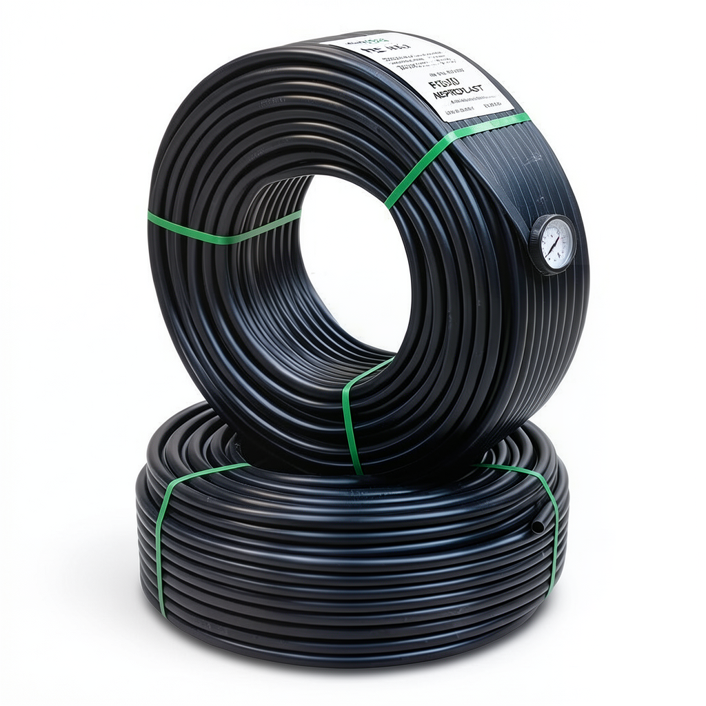 أنابيب HDPE PE 80 ضغط 4 بار قطر 63 مم سمك 2.0 مم لون أسود | نيبروبلاست