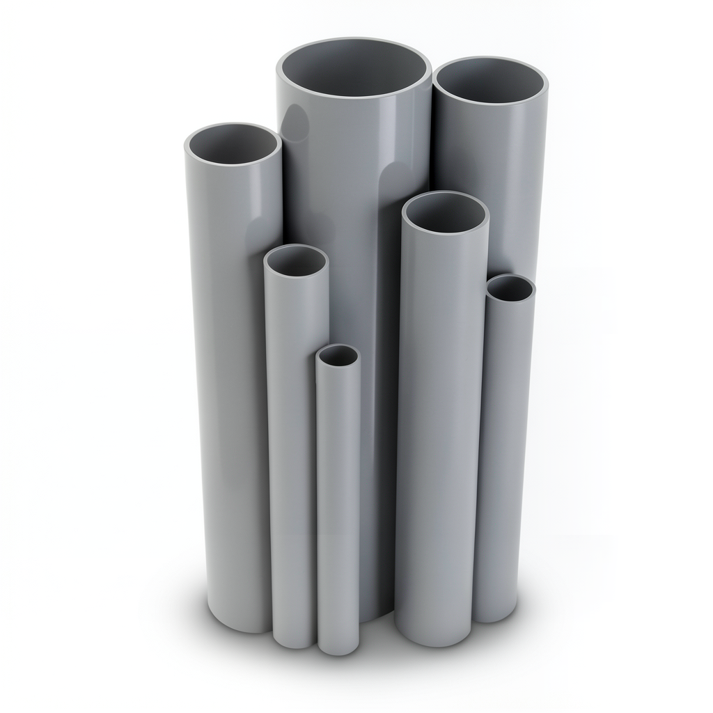 UPVC Pipes 63 mm Diameter 1.9 mm Thickness Gray, Pressure 6/20 Bar