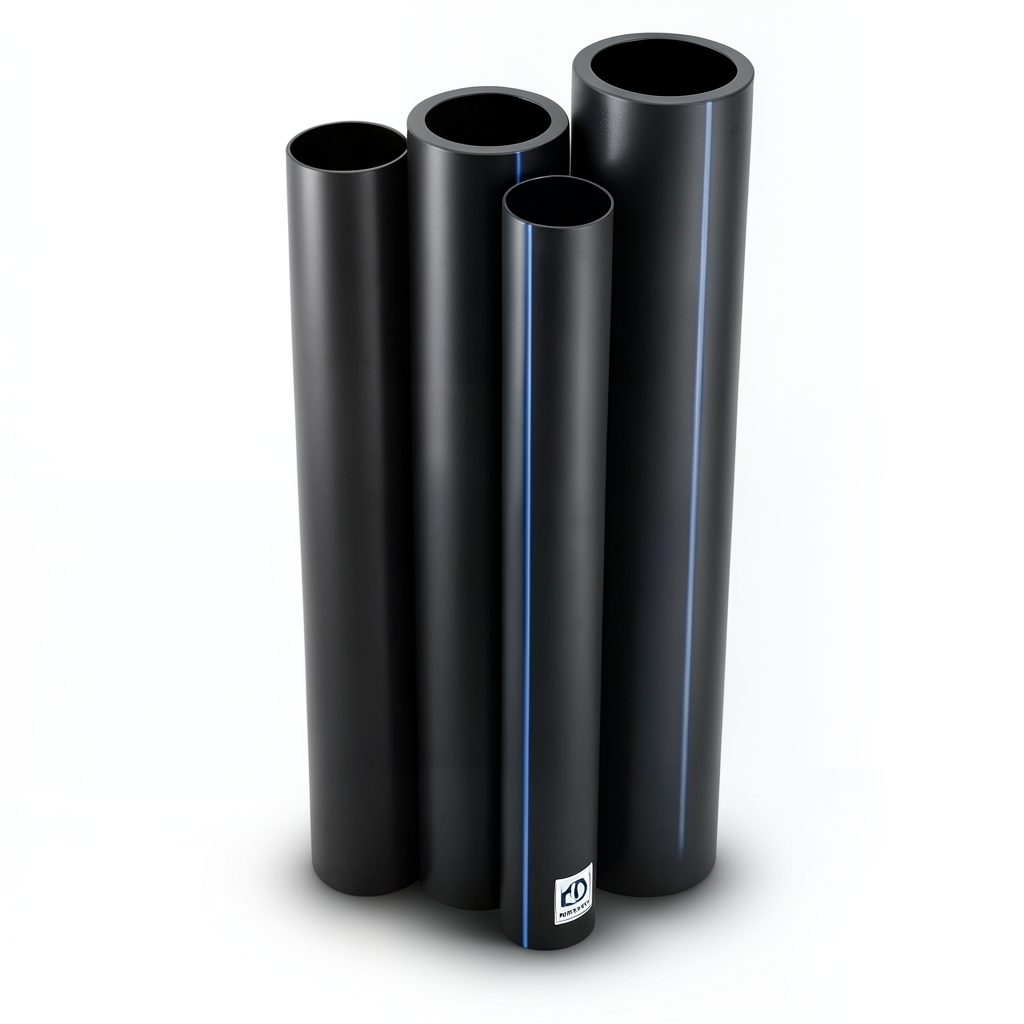 HDPE Pipes PE 80 Pressure 4 Bar Outside Diameter 160 mm Thickness 4.9 mm Black | NEPROPLAST