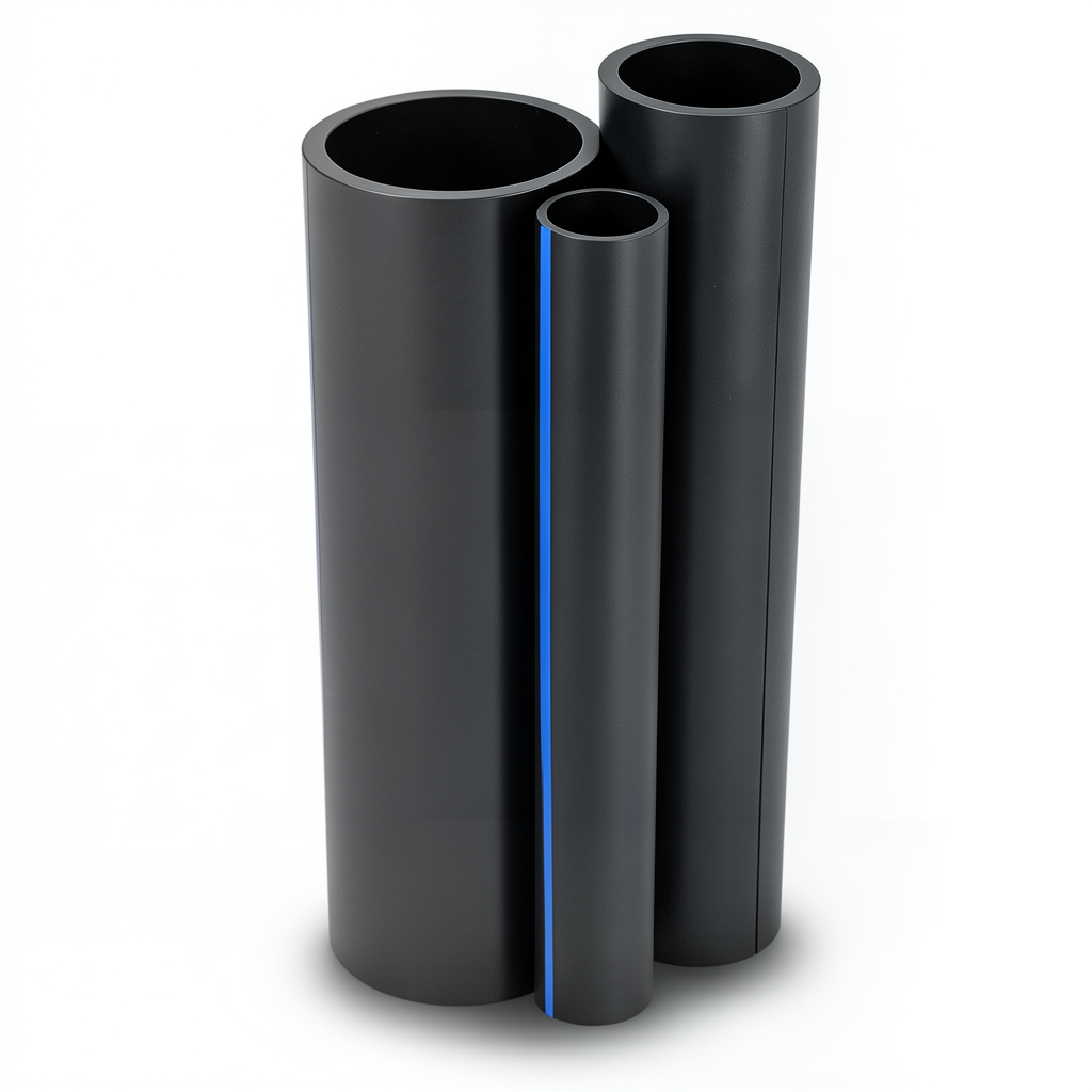 HDPE Pipes PE 80 Pressure 4 Bar Outside Diameter 225 mm Thickness 6.9 mm Black | NEPROPLAST