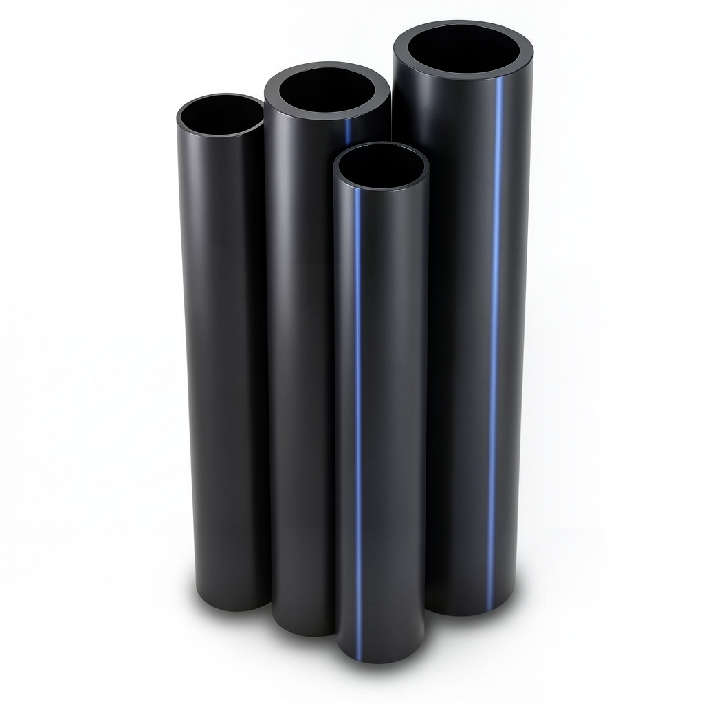Neproplast HDPE Pipes PE 80 Pressure 4 Bar Diameter 250 mm Thickness 7.7 mm Black | NEPROPLAST