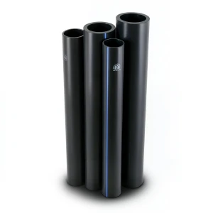 مواسير HDPE PE 80 ضغط 4 بار قطر خارجي 280 مم سمك 8.6 مم لون اسود | نيبروبلاست
