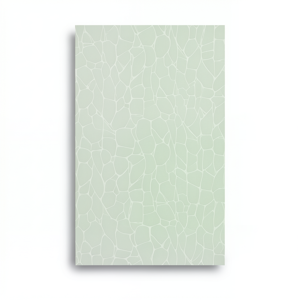 Patterned Wallpaper Pale Green 10m x 0.53m, Model 10032-10