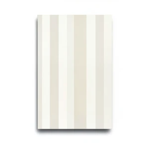 German Striped Wall Covering 10m x 0.53m Light Beige, Model 440218