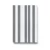 Striped Wall Decoration 10m x 0.53m Gray & White, Model 440249 - Image 1