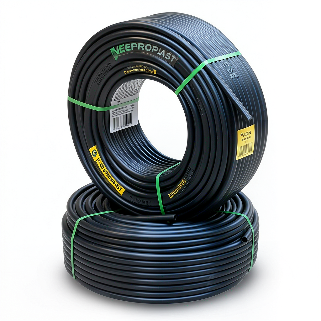 HDPE Pipes PE 80 Pressure 4 Bar Outside Diameter 90 mm Thickness 2.8 mm Black | NEPROPLAST