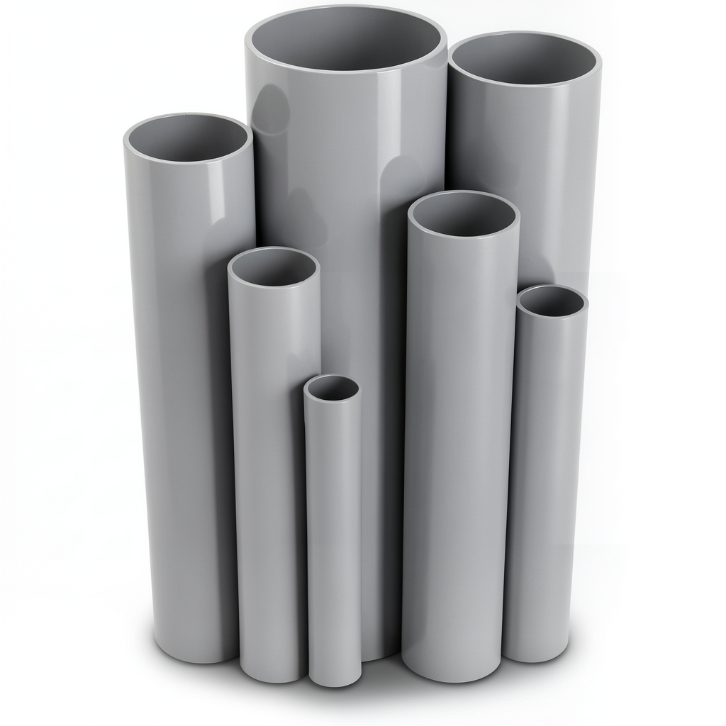 UPVC Pipes Nominal Pressure 16/20 Bar Outside Diameter 75 mm Thickness 5.6 mm Gray