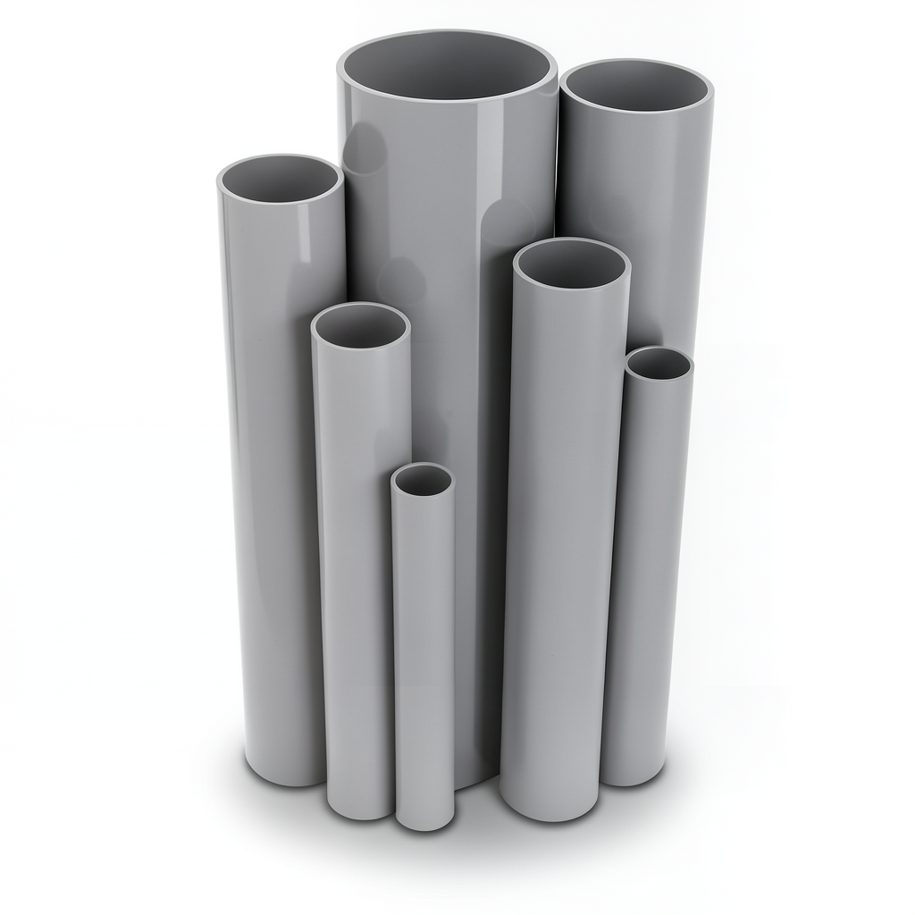 UPVC Pipes Nominal Pressure 16/20 Bar Outside Diameter 90 mm Thickness 6.7 mm Gray