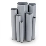 UPVC Pipes Nominal Pressure 6/20 Bar Outside Diameter 125 mm Thickness 3.7 mm Gray